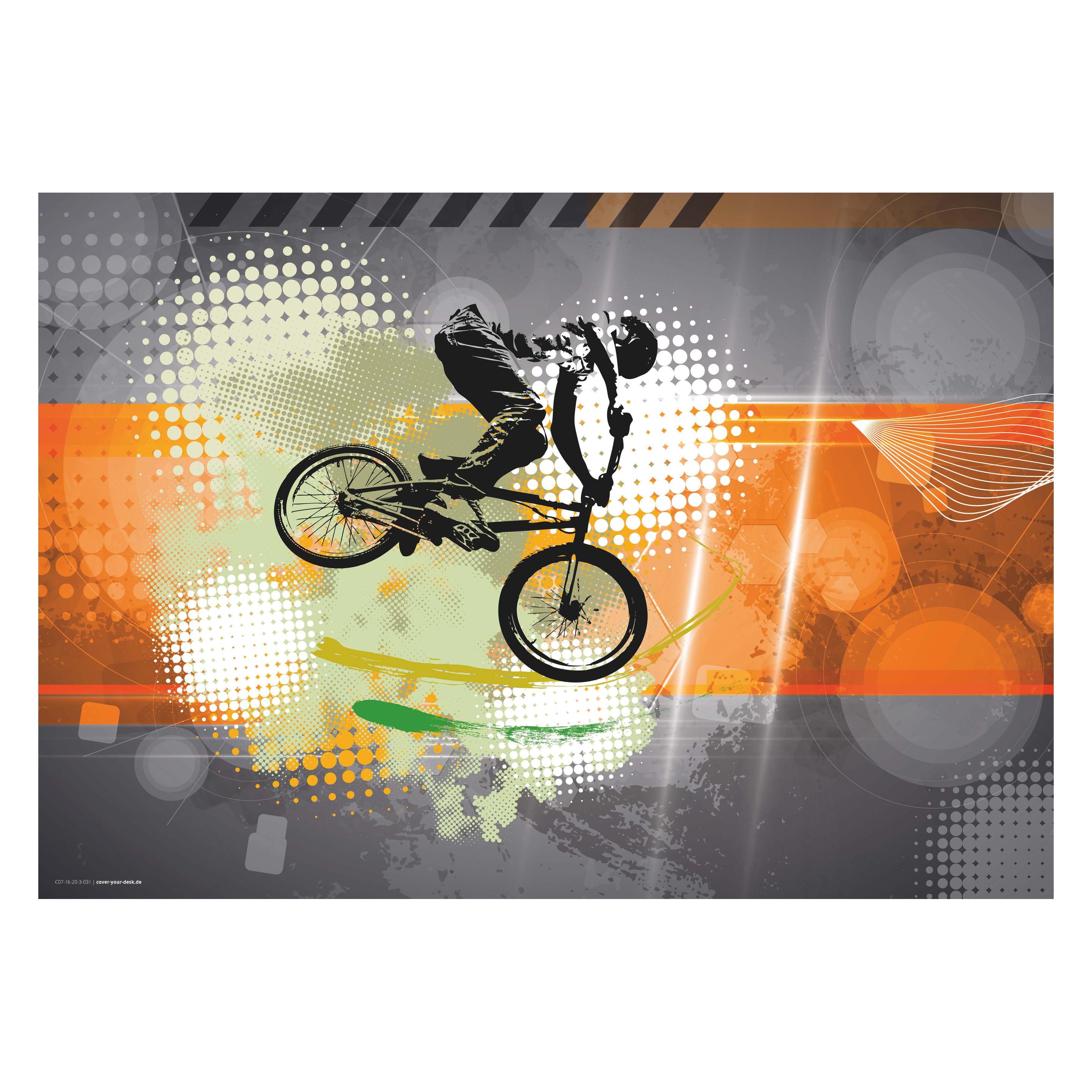 CoverYourDesk Schreibtischunterlage Mountainbike Orange (21557412)
