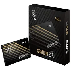 MSI Spatium S270 SATA 2.5 960GB 2.5" Serial ATA III 3D NAND