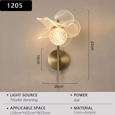 Inspire Curations Modern Nordic Minimalist LED Wall Light 1209 3 color Light
