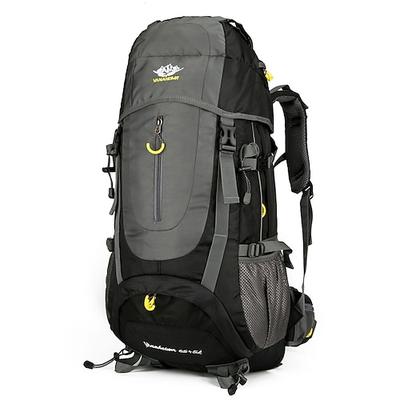 655 L Wanderrucksack Tagesrucksack Rucksack tragbar Multifunktional Langlebig Atmungsaktiv Rutschfest Außen Jagd Wandern Camping Reise Polyester Elasthan Nylon Schwarz Rot Dunkelmarine