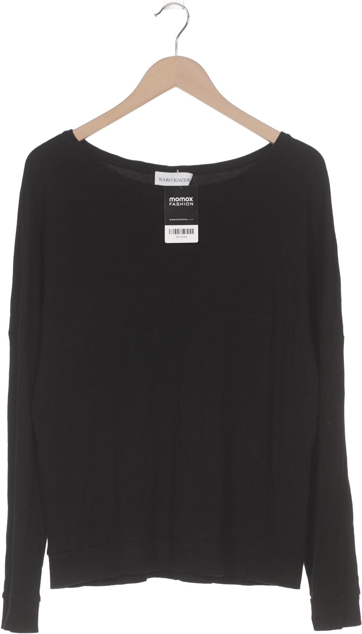 Karo Kauer Damen Pullover, Schwarz, Gr. M, Viskose / Elasthan - Second Hand