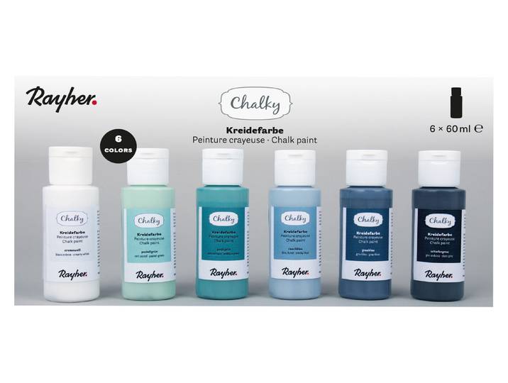 Chalky Set, 6 Farben à 60ml