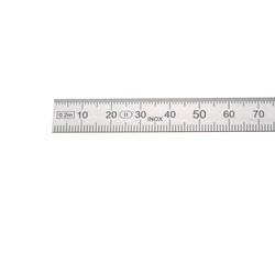 HELIOS PREISSER biegsamer Stahlmaßstab 300mm 13x0,5mm VA DIN2968 0460224 Maßstab 300 mm
