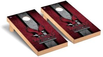 Skip's Garage North Carolina Central Eagles Vintage Cornhole Board Set