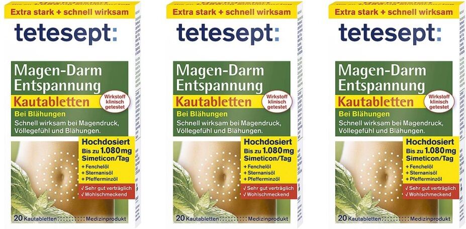 Tetesept Magen-Darm Entspannung Kautabletten
