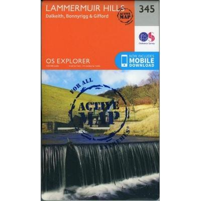 Lammermuir Hills, Karte von Ordnance Survey, Ordnance Survey, 978-0-319-47217-0