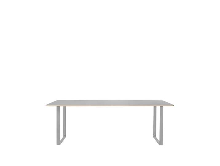Muuto 70/70 Esstisch 225 x 90cm Grey linoleum-Plywood-Grey