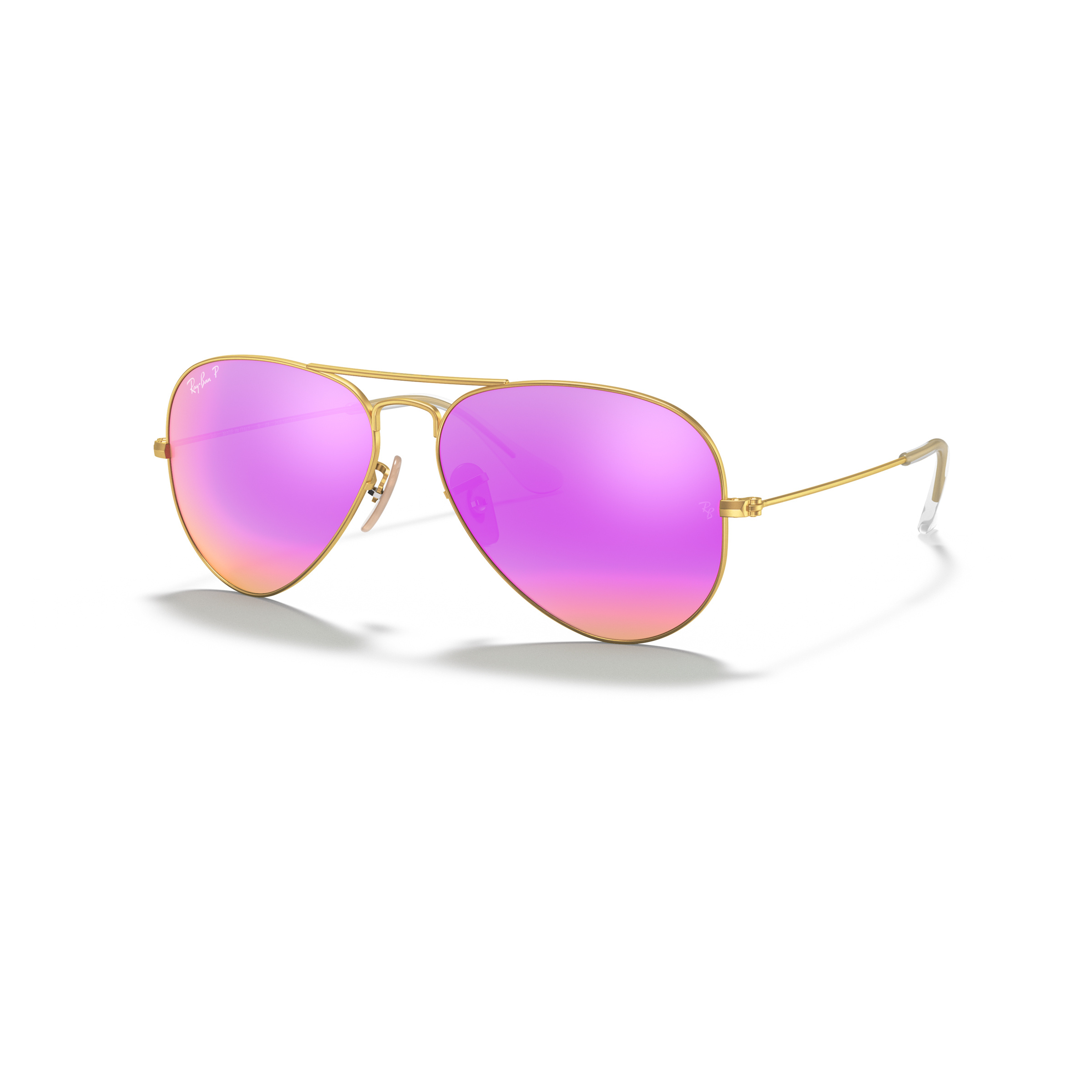 Ray Ban Aviator Large Metal Sonnenbrille Sonnenbrillen braun Lifestyle
