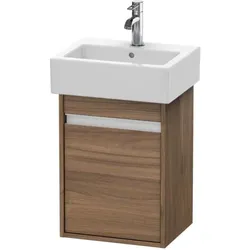 Duravit Ketho Waschtisch-Unterschrank KT6630R7979 40x32x55cm, wandhängend, Tür rechts, nussbaum natur