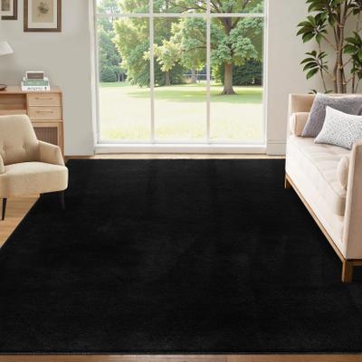 Garvee Modern Solid Color Living Room Area Rug