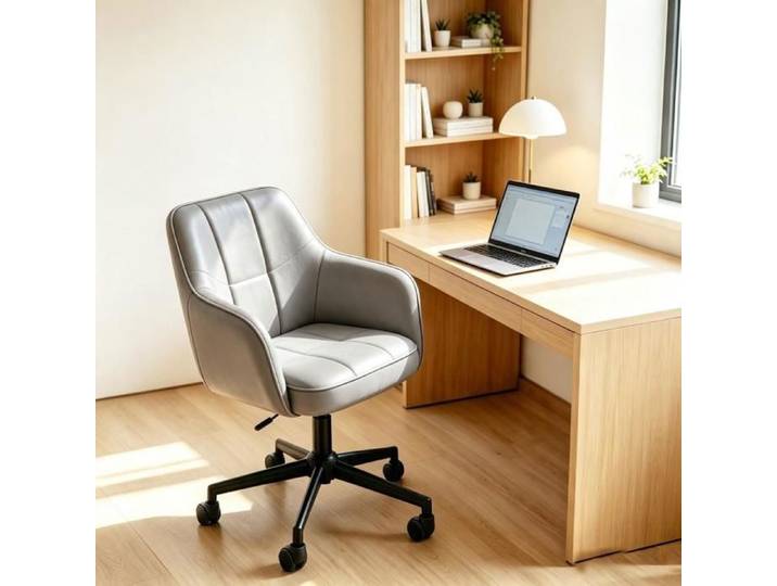 Chleby Fauteuil de Bureau Pivotante simili-cuir Ergonomique Réglable en Hauteur Accoudoirs Design Moderne pour Salon ou Conference