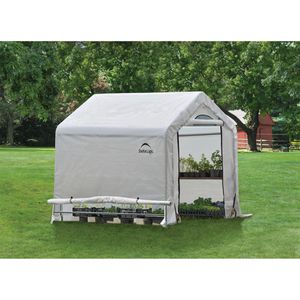 ShelterLogic Gewächshaus SL70682, 3,24 m² Fläche, 180 x 180 x 180 cm, Folie