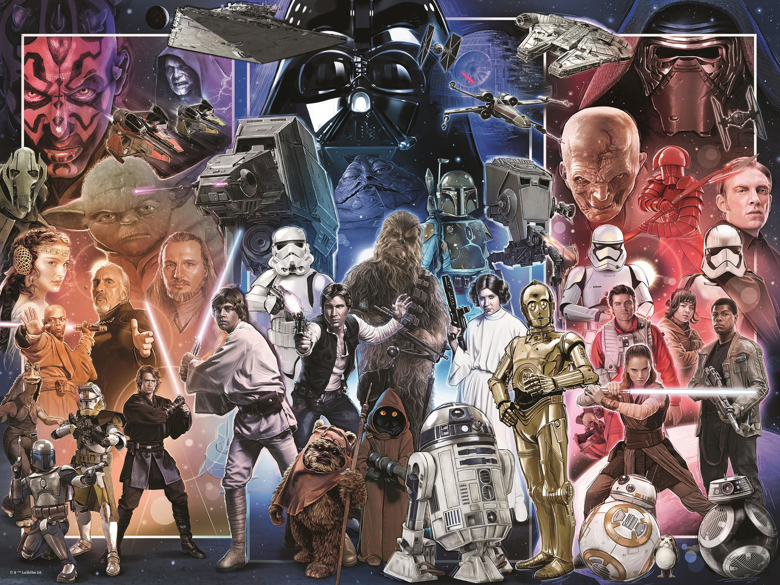 Ravensburger Star Wars Legpuzzel, 1500 stukjes