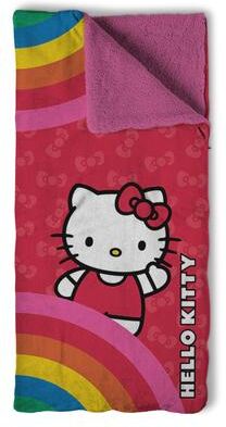 Sanrio Hello Kitty Slumber Kitty Cloud Touch Sherpa Slumber Bag 27×56 Inches