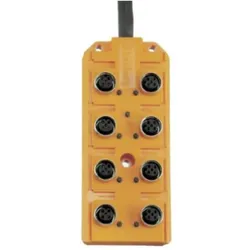 Lumberg Sensor/Aktorbox passiv M12-Ver, Elektronikkabel + Stecker, Orange