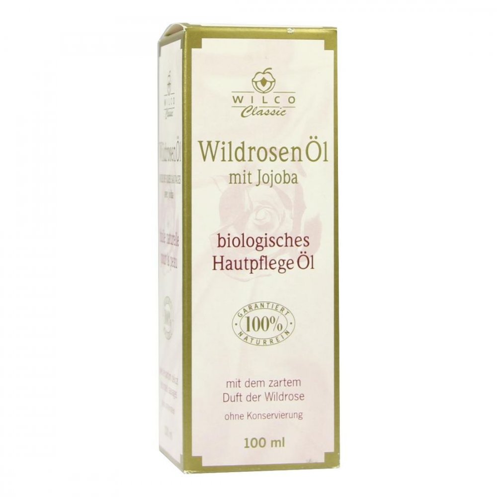 WILCO GmbH Wildrosenöl 100% naturrein mit Jojoba 00669625