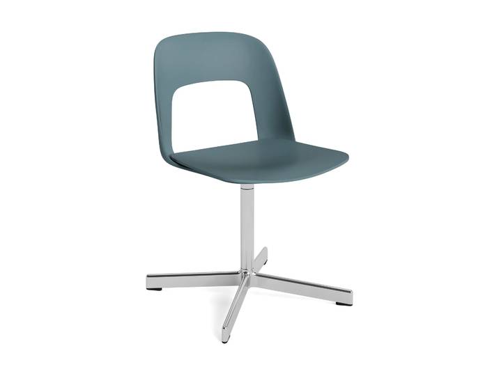HAY Layout Chair 131 Stuhl Ocean-polerad aluminium