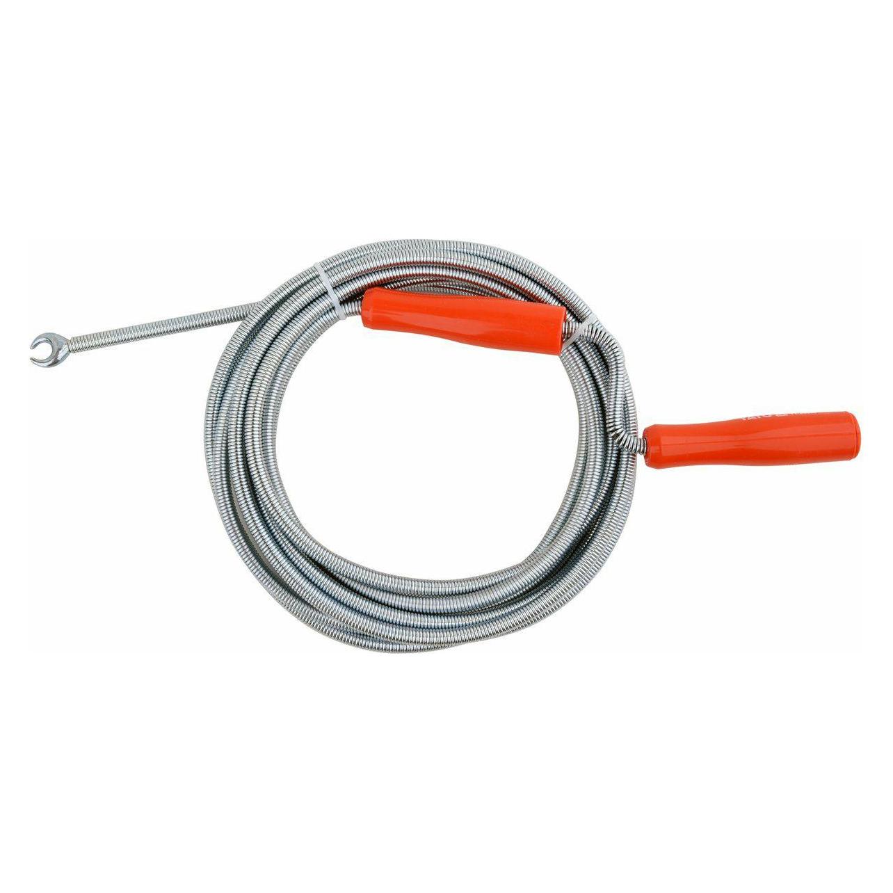 Yato professionelle Abflussreinigung Sonde 5M x 9 mm - Flexibles Sanitärwerkzeug für Sanitärspülen u (YT-25004)