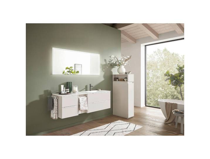 Novel Badezimmer, Kaschmir, 2 Schublade(n),5 Schublade(n) Schubladen, 150.8 cm, hängend, erweiterbar, Badezimmer, Badmöbelsets & Badmöbelserien, Badmöbel-Sets