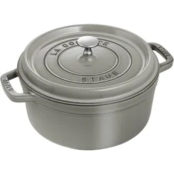 Staub Cocotte, Pfanne + Kochtopf, Grau