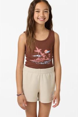 O'Neill s Tropic Melt Scallop Lounge Shorts in Lt Khaki, Size Small, Polyester
