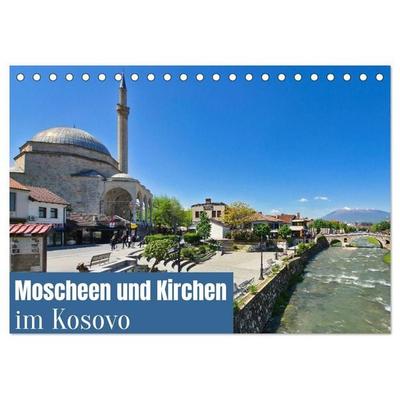 Moscheen und Kirchen im Kosovo (Tischkalender 2027 DIN A5 quer), CALVENDO Monatskalender