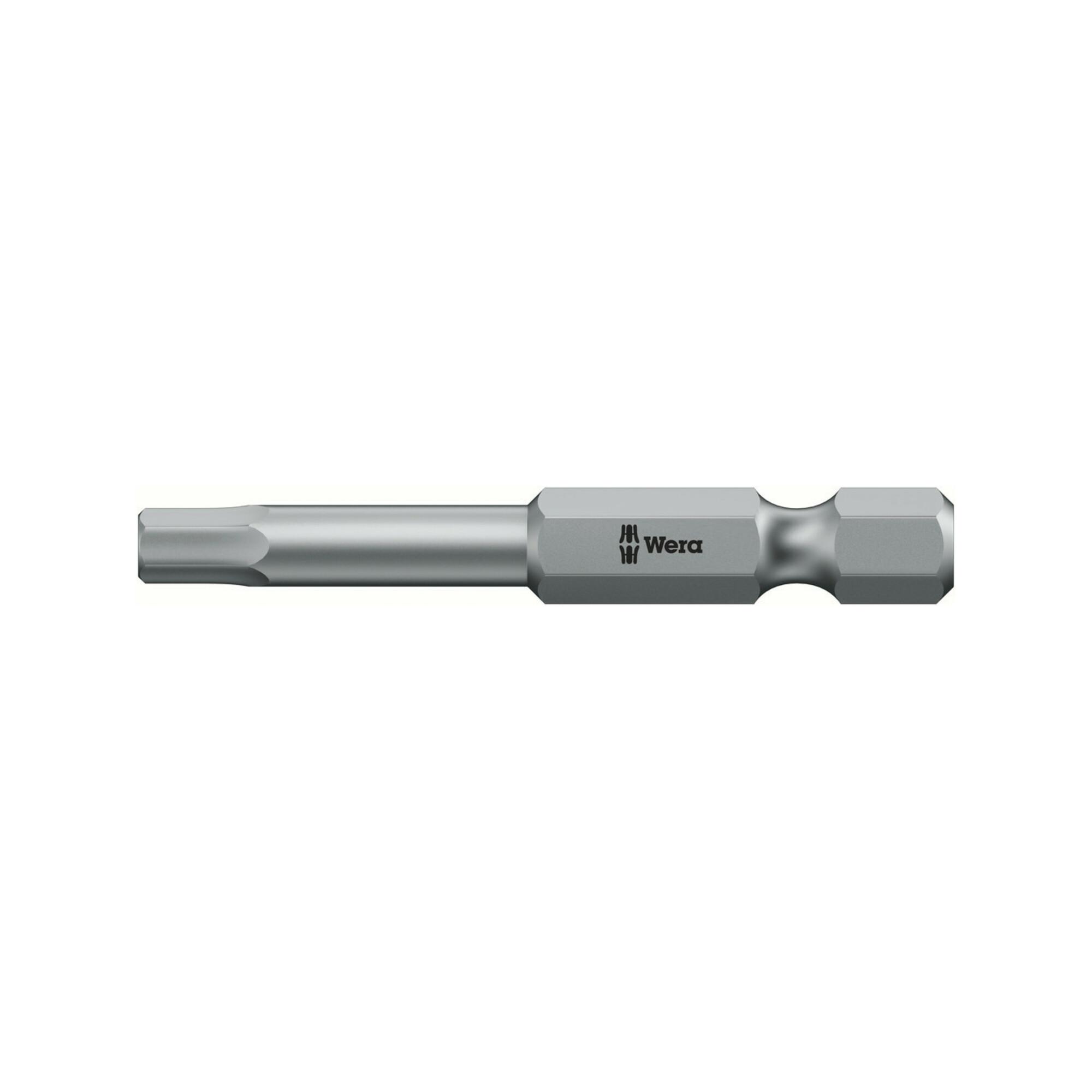 Wera Bit zähhart 1/4" DIN 3126 E6,3 Innensechskant 8x50mm (05059625001)