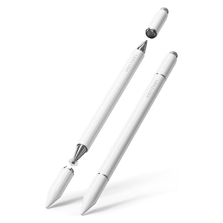 Vention Magnetyczny rysik 3 w 1 ze stopu aluminium biały (KQLW0)