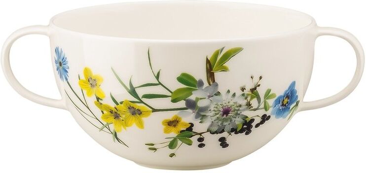 Rosenthal Tazza Brodo senza Piattino Fleurs des Alpes Brillance