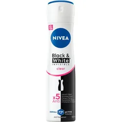 NIVEA Black & White Invisible Clear Deo-Spray 150,0 ml