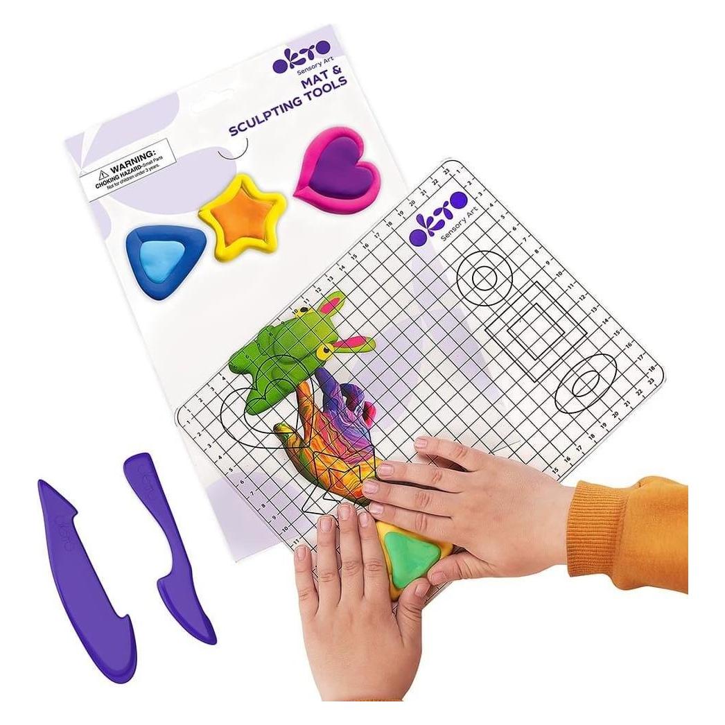 Derform Kreativitätsmatte mit Schulmaterial 19x24 (54617793)
