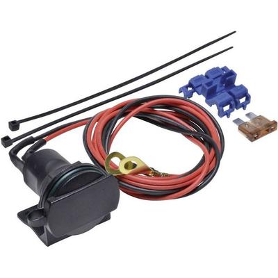 BAAS Zigarettenanzünderdose mit Rohrhalter ZA01 Belastbarkeit Strom max.=5 A Passend für (Details) Zigarettenanzünderstecker Steckdose 12 V/DC