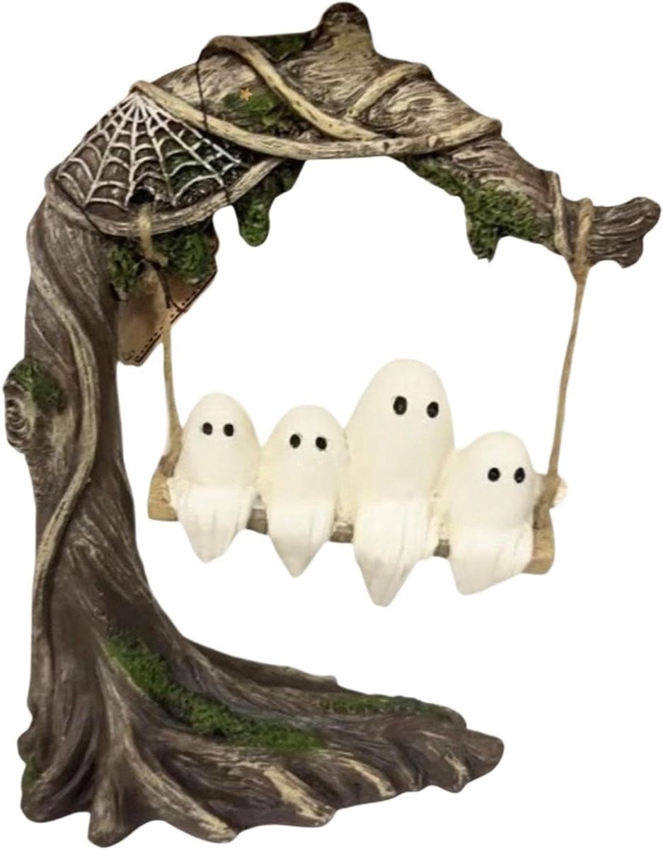 Spook Beeld Harsfiguur Decoratie Multicolor Hoogte: 24,6 cm