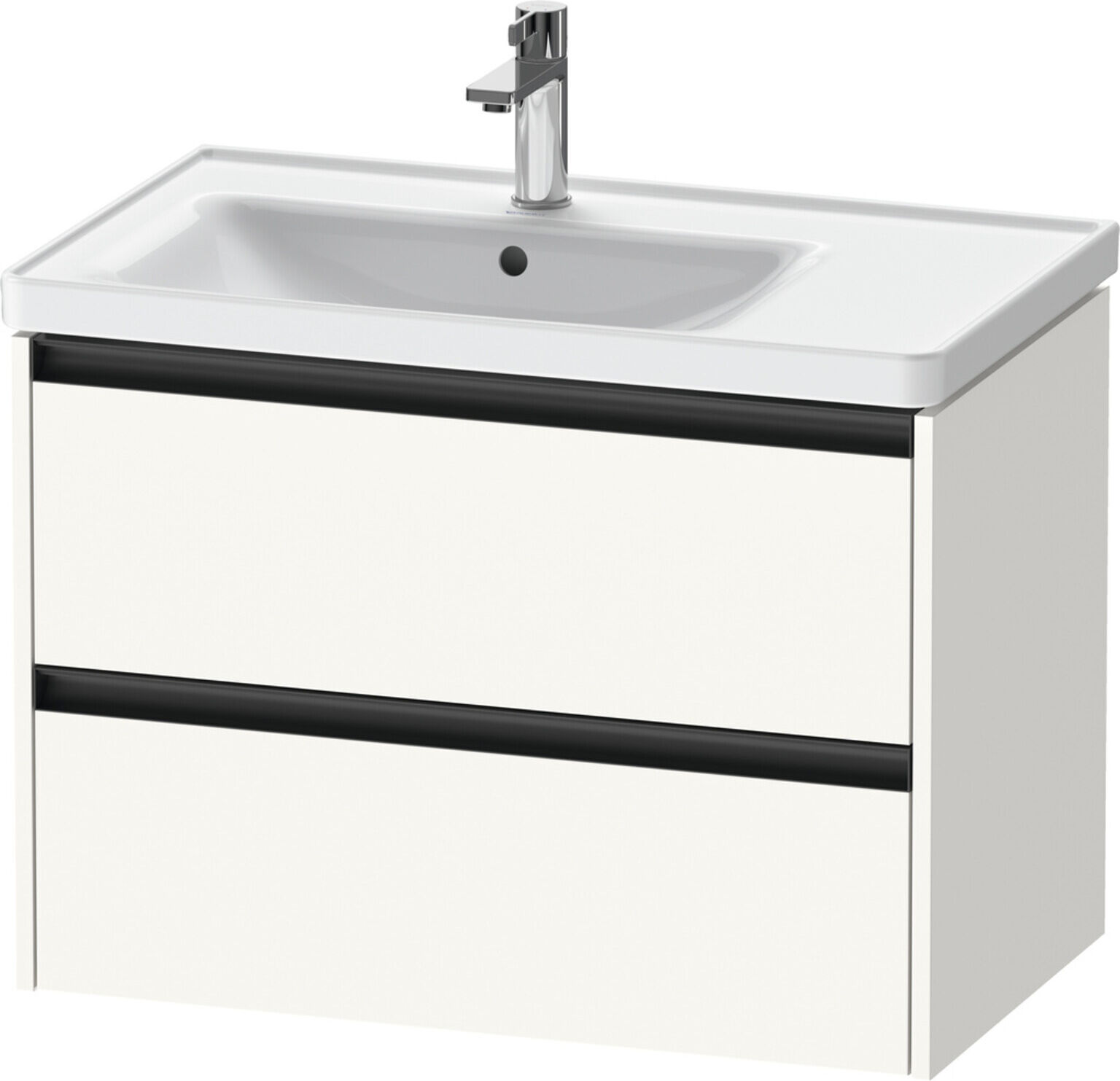 Duravit Waschtischunterschrank Ketho.2 78,4x45,5x54,9cm, f WT m B li, we. matt (K25285084840000)