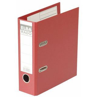 ELBA A5 Hochformat Ordner rot Kunststoff 7,5 cm DIN A5 hoch