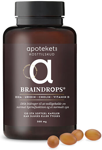 Apotekets BrainDrops Kosttilskud 120 stk