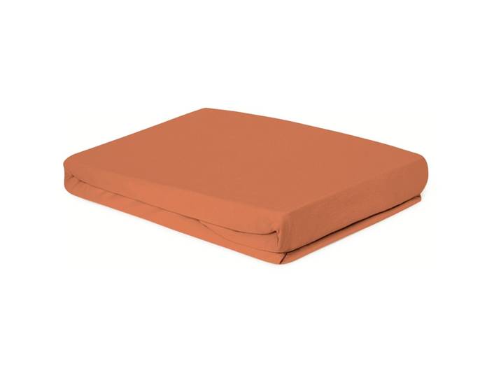 Fixleintuch Jael orange Baumwolle 90 x 200 cm - Material: 94% Baumwolle / 6% Elasthan - Fixleintuch