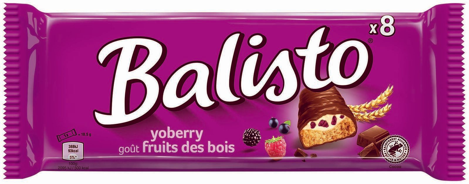 Balisto Yoberry Schokoriegel 389479