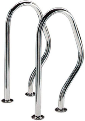 ASTRAL POOL Sortie de bain 470 x 800, jeu de 2 mains courantes inox AISI 304