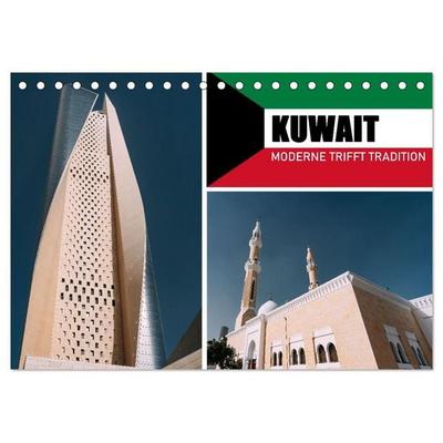 Kuwait - Moderne trifft Tradition (Tischkalender 2027 DIN A5 quer), CALVENDO Monatskalender