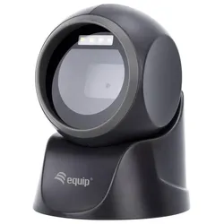 equip Barcode Omni-Direktional Laser Kabel USB 1D2D schwarz (1D-Barcodes, 2D-Barcodes, QR-Code), Barcode Scanner, Schwarz