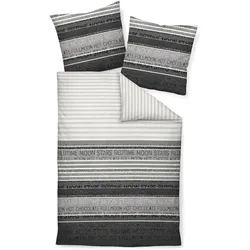 Bettwäsche DAVOS Biber ( 240x220 cm, mit 2 Kissen) - 200x220 cm, mit 2 Kissen