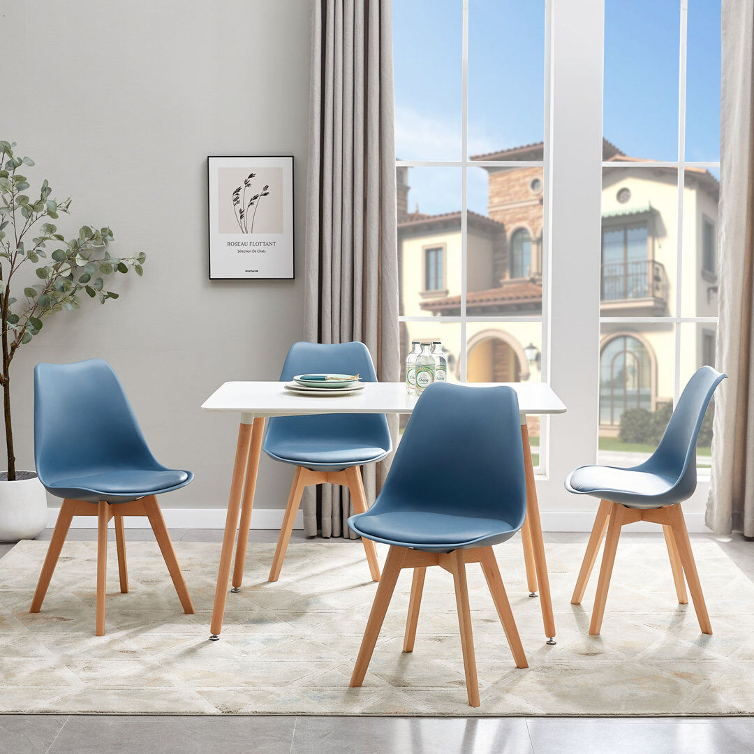 Fjørde & Co Benno 4 -Person Dining Set Dark Blue 4