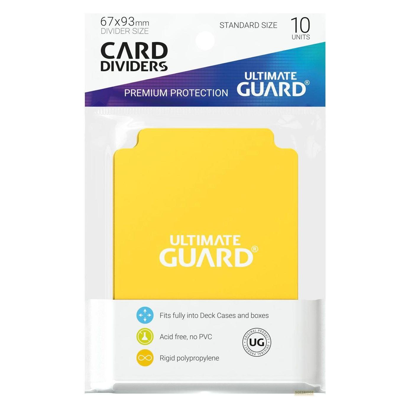 Ultimate Guard Kartentrenner Standardgrösse Gelb 10 (UGD010451)