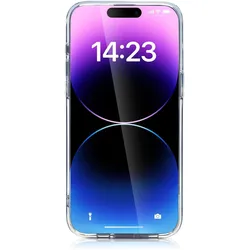 Nevox StyleShell SHOCKFlex mit Standfunktion iPhone 16 (Apple iPhone 16), Smartphone Hülle, Transparent
