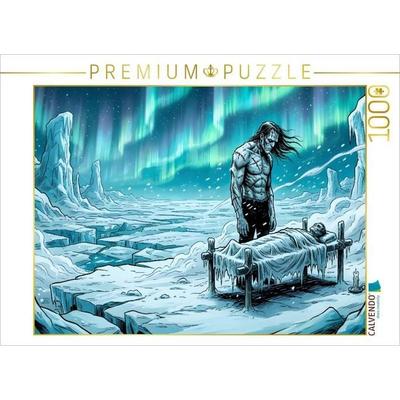 CALVENDO Puzzle Die letzte Jagd endet im Eis | 1000 Teile Lege-Größe 64x48cm Foto-Puzzle für glückliche Stunden, von , Calvendo Puzzle