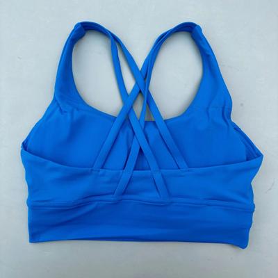 Uplifted Finds High Strength Shockproof Cross Back Yoga Fitness Vest electric Blue s