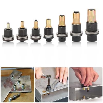 Manual Rivet Gun Set, Carbon Steel Rivet Nut Kit, Rivet Nuts For Automotive, DIY, Metal Assembly, High Efficiency Manual Rivet Gun Set, Carbon Steel Rivet Nut Kit, Rivet Nuts For Automotive, DIY, Metal Assembly, High Efficiency