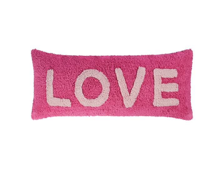 Coussin Rose foncé/Rose foncé 70 x 3 x 30cm Coton
