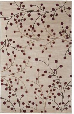 Livabliss Sakura Handmade Transitional Floral Wool Area Rug